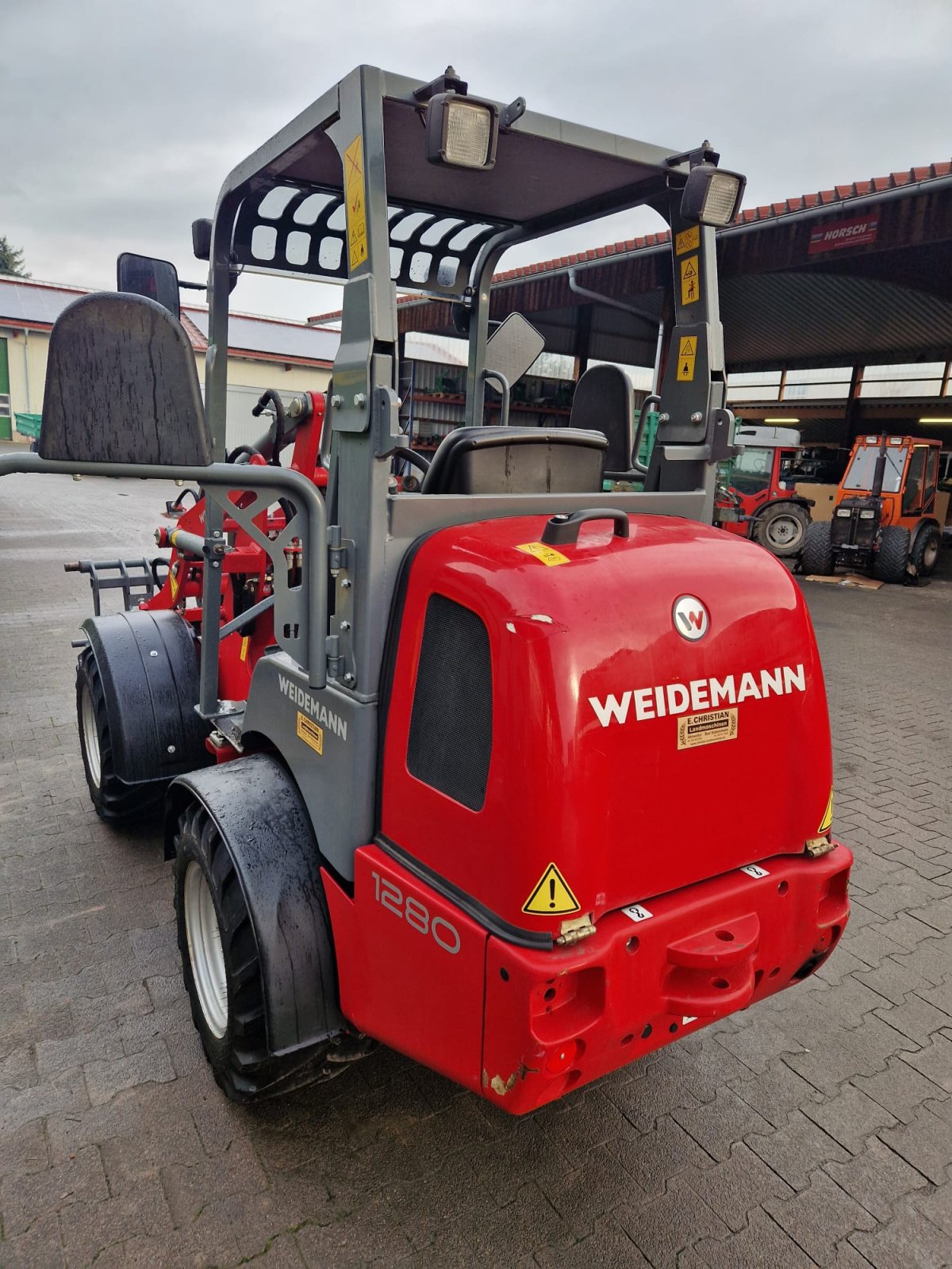 Hoflader типа Weidemann  1280, Gebrauchtmaschine в Bad Sobernheim (Фотография 5)