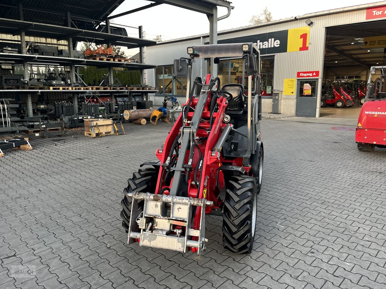 Hoflader типа Weidemann  1350CX45 mit Mösl-Weidemann Aufnahme 30Km/h, Gebrauchtmaschine в Burgkirchen (Фотография 3)