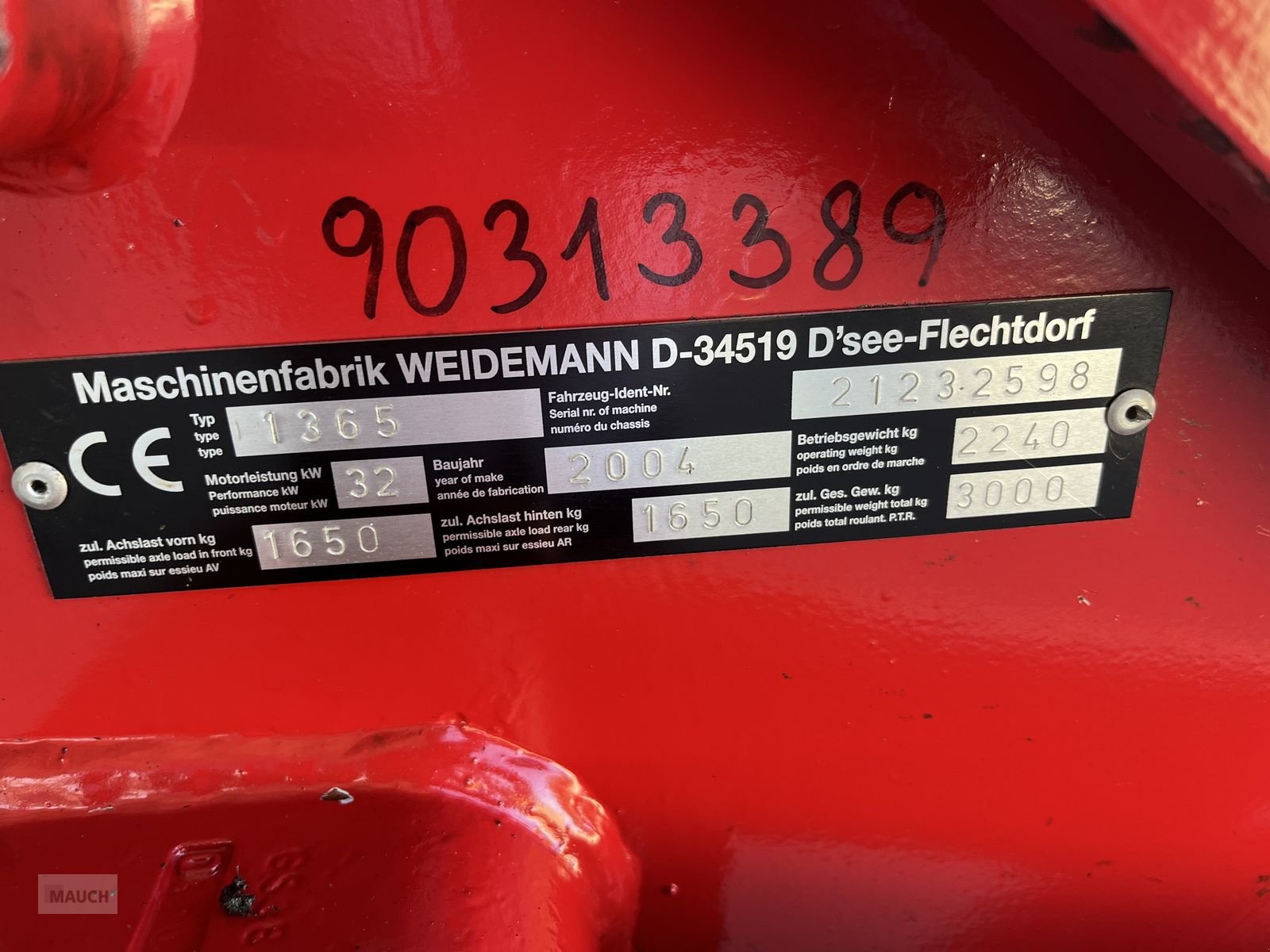 Hoflader des Typs Weidemann  1365P43 Spezial, Gebrauchtmaschine in Burgkirchen (Bild 3)