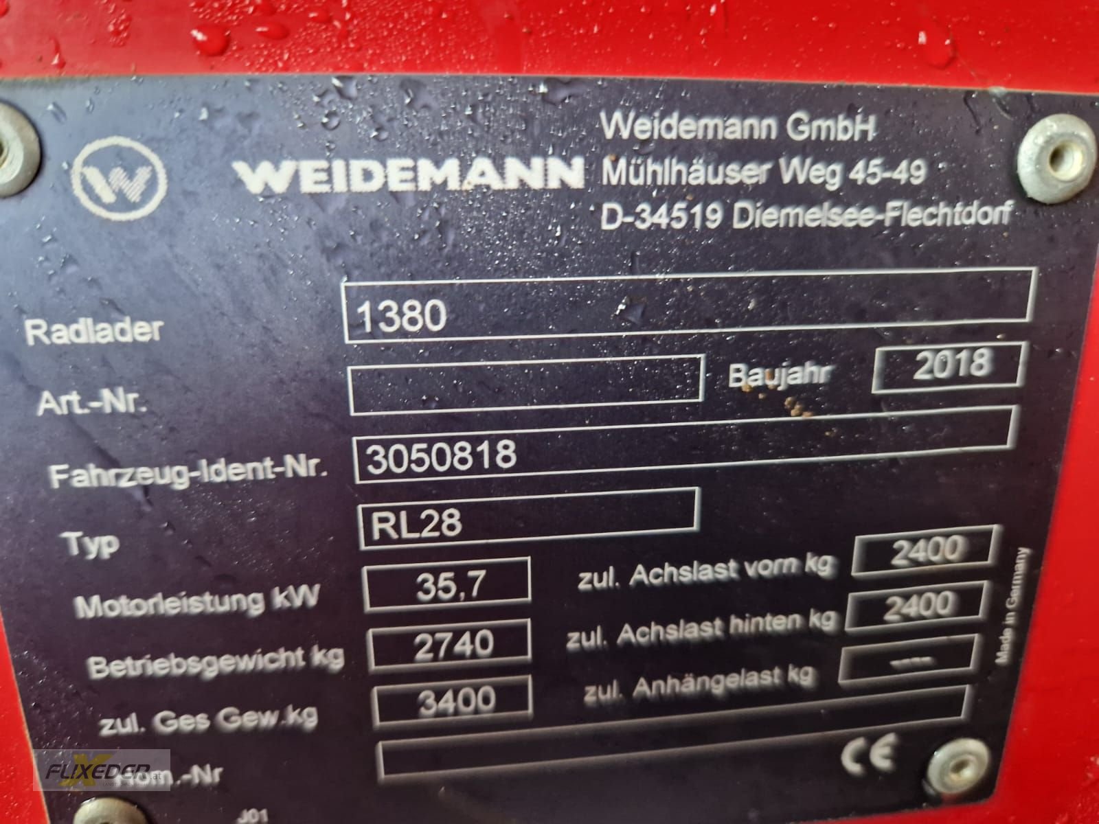 Hoflader des Typs Weidemann  1380, Gebrauchtmaschine in Pattigham (Bild 2)