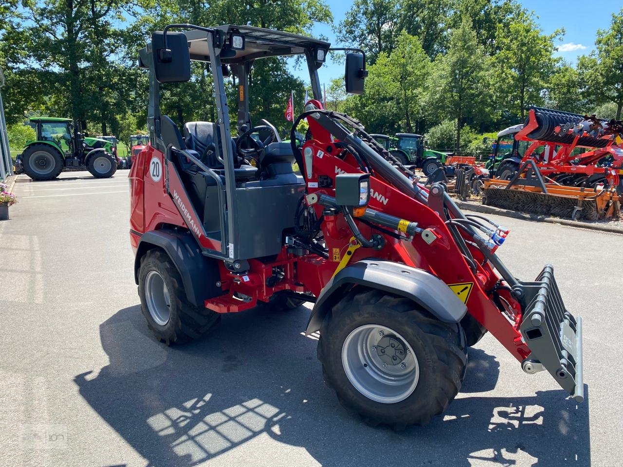 Hoflader Türe ait Weidemann  1390, Neumaschine içinde Eslohe–Bremke (resim 3)