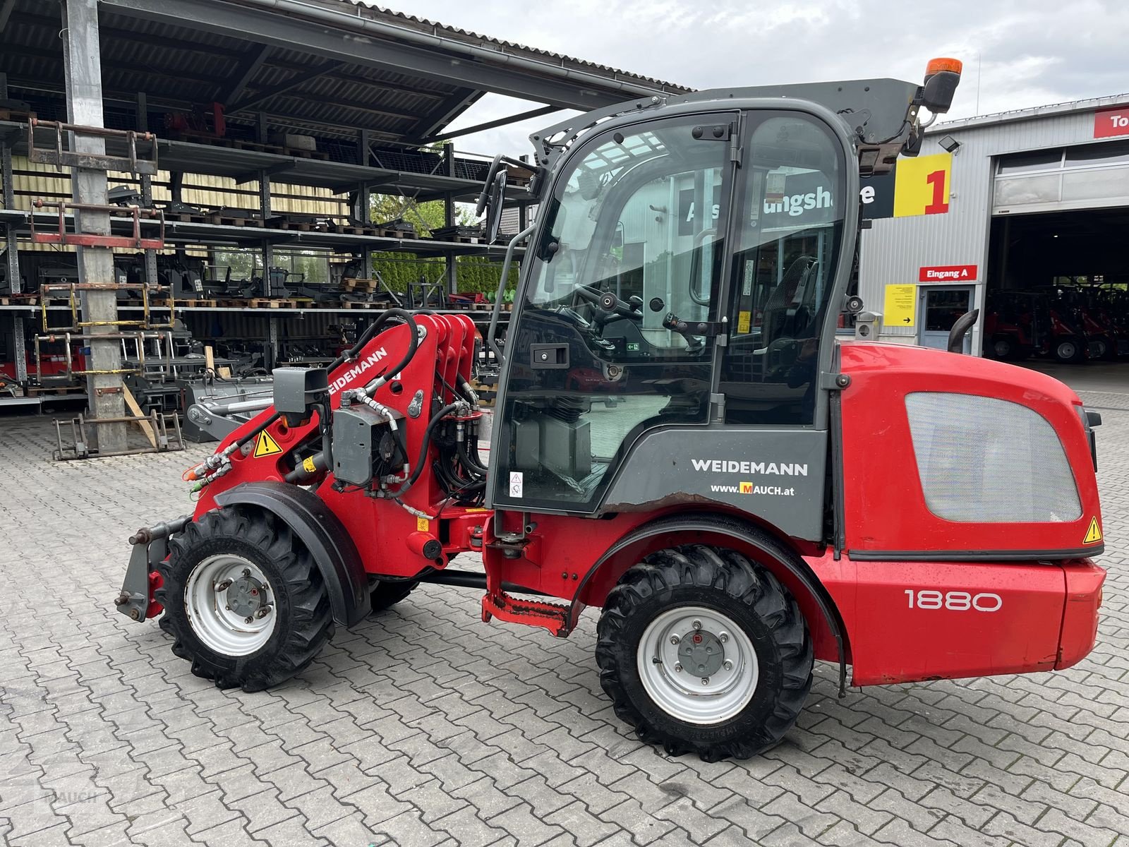 Hoflader typu Weidemann  1880 Kabine mit 30km/h + HighFlow, Gebrauchtmaschine v Burgkirchen (Obrázek 8)