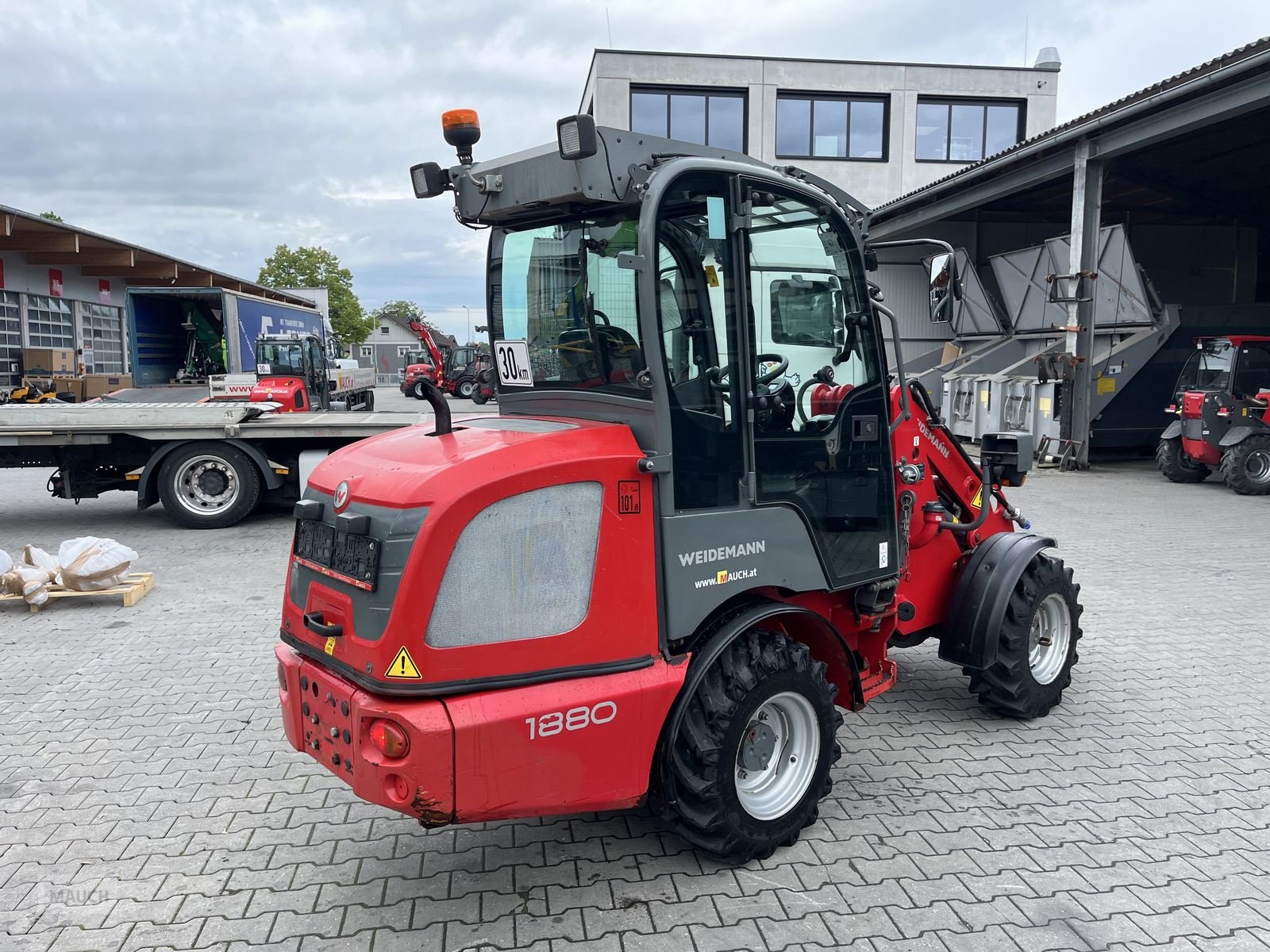 Hoflader typu Weidemann  1880 Kabine mit 30km/h + HighFlow, Gebrauchtmaschine v Burgkirchen (Obrázek 11)