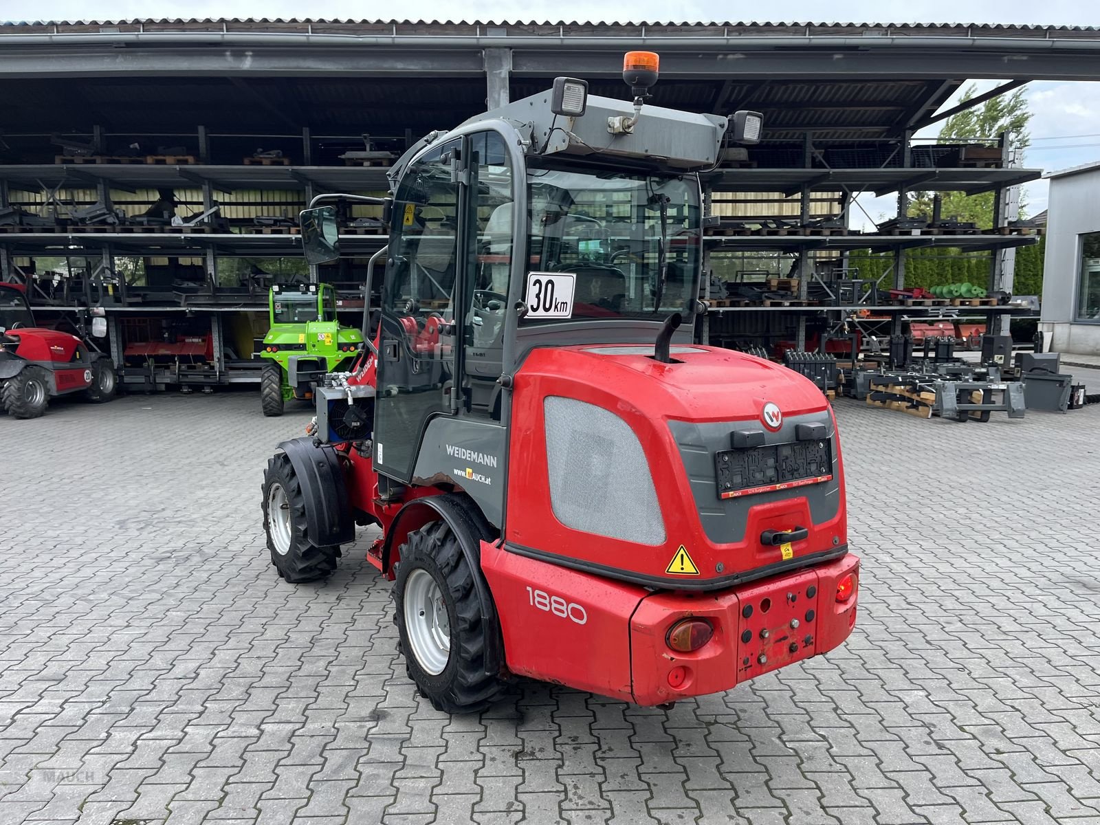 Hoflader typu Weidemann  1880 Kabine mit 30km/h + HighFlow, Gebrauchtmaschine v Burgkirchen (Obrázek 10)