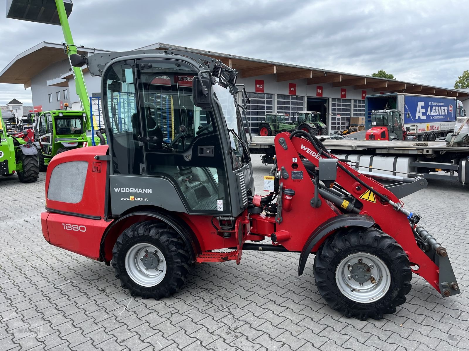 Hoflader typu Weidemann  1880 Kabine mit 30km/h + HighFlow, Gebrauchtmaschine v Burgkirchen (Obrázek 2)