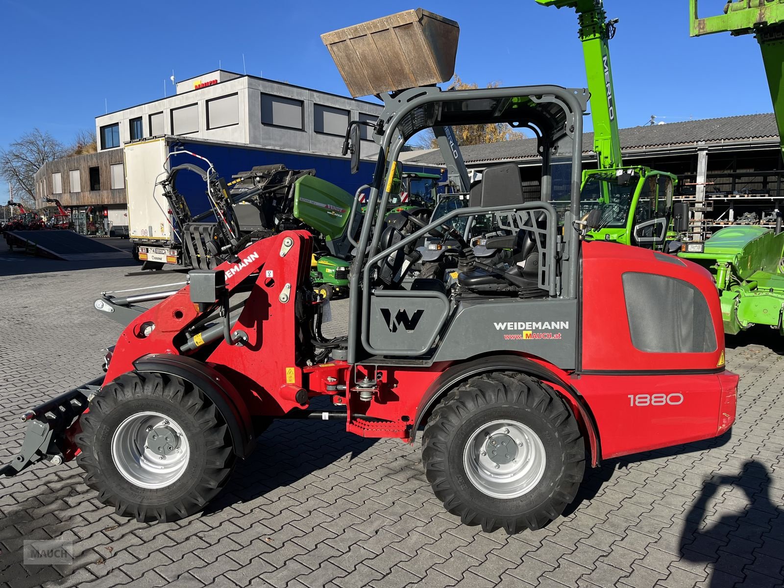 Hoflader typu Weidemann  1880 mit Euroaufnahme, Gebrauchtmaschine v Burgkirchen (Obrázek 7)