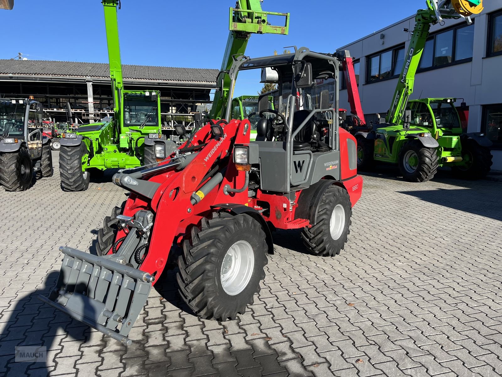 Hoflader typu Weidemann  1880 mit Euroaufnahme, Gebrauchtmaschine v Burgkirchen (Obrázek 4)
