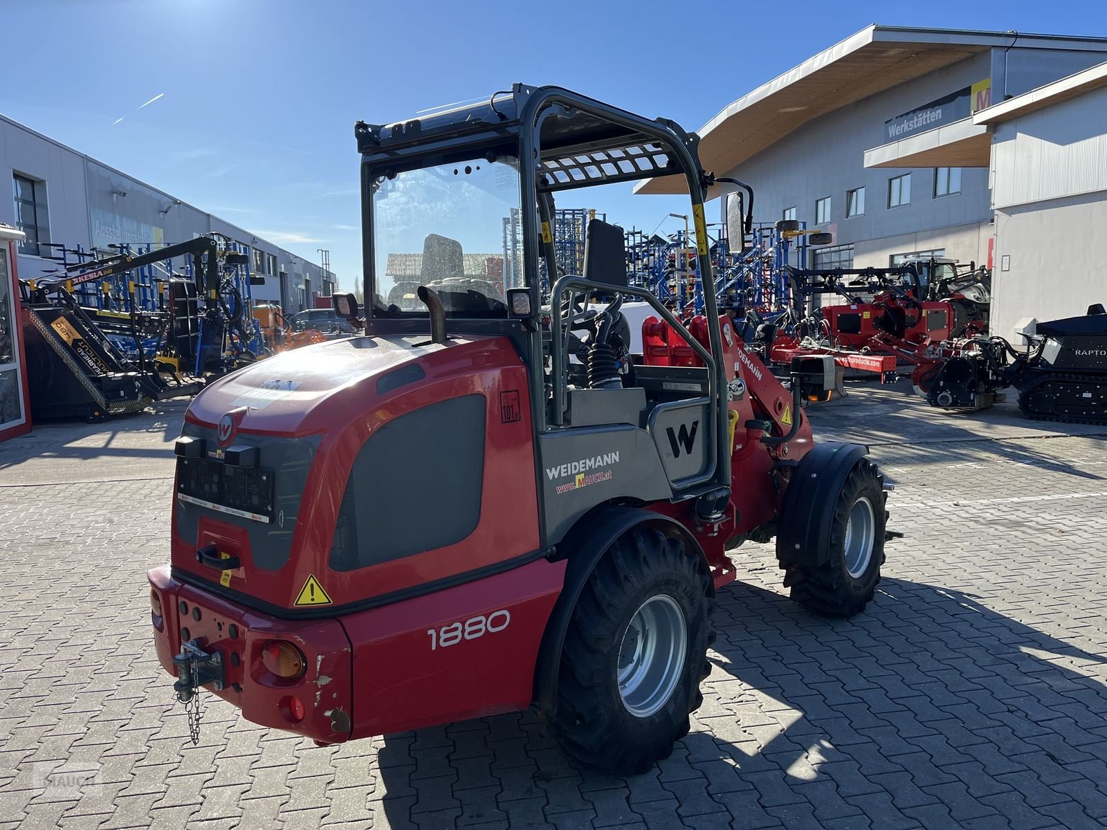 Hoflader typu Weidemann  1880 mit Euroaufnahme, Gebrauchtmaschine v Burgkirchen (Obrázek 11)