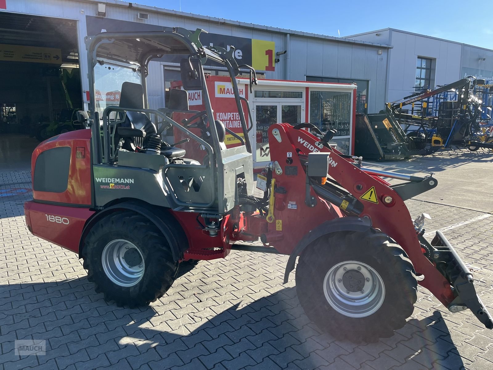 Hoflader typu Weidemann  1880 mit Euroaufnahme, Gebrauchtmaschine v Burgkirchen (Obrázek 8)