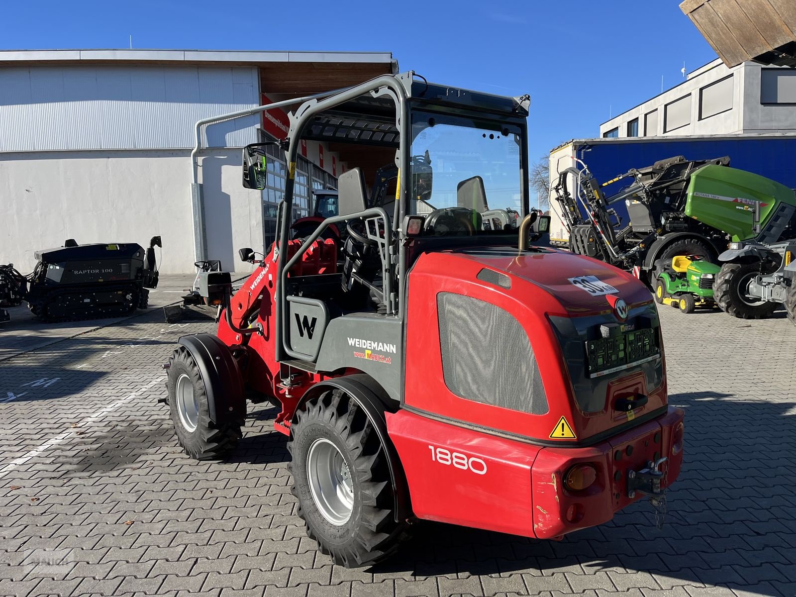 Hoflader typu Weidemann  1880 mit Euroaufnahme, Gebrauchtmaschine v Burgkirchen (Obrázek 15)