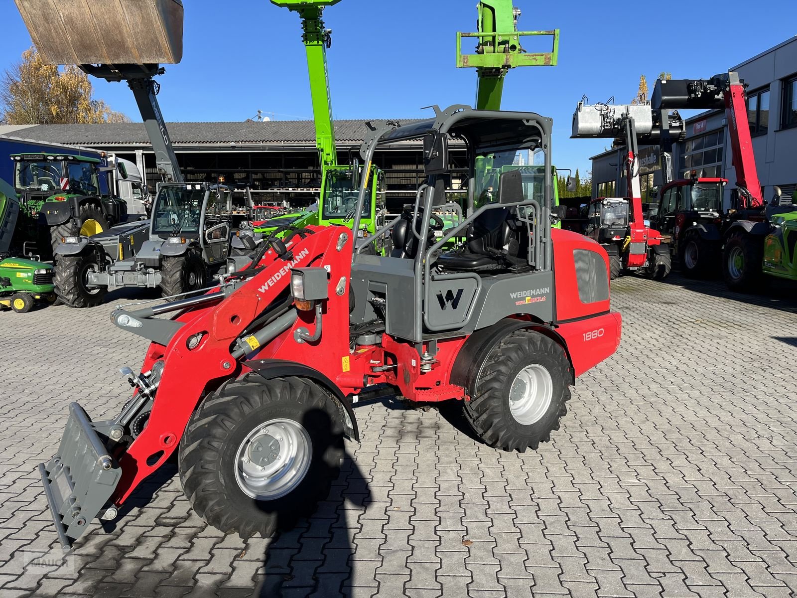 Hoflader typu Weidemann  1880 mit Euroaufnahme, Gebrauchtmaschine v Burgkirchen (Obrázek 5)