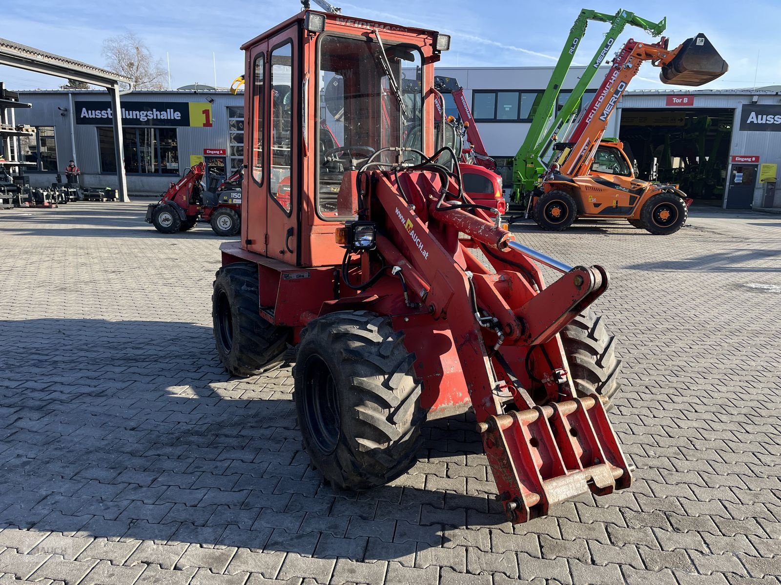 Hoflader des Typs Weidemann  3002 D/M mit Kabine, Schaufel & PG, Gebrauchtmaschine in Burgkirchen (Bild 3)