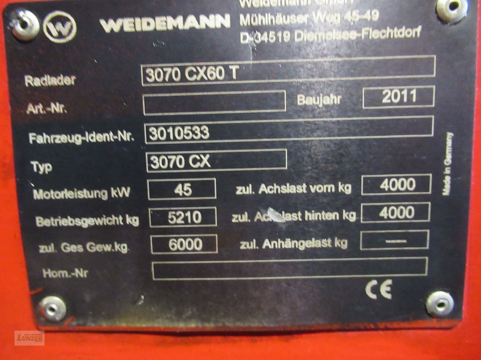 Hoflader a típus Weidemann  3070 CX60, Gebrauchtmaschine ekkor: Kaumberg (Kép 6)