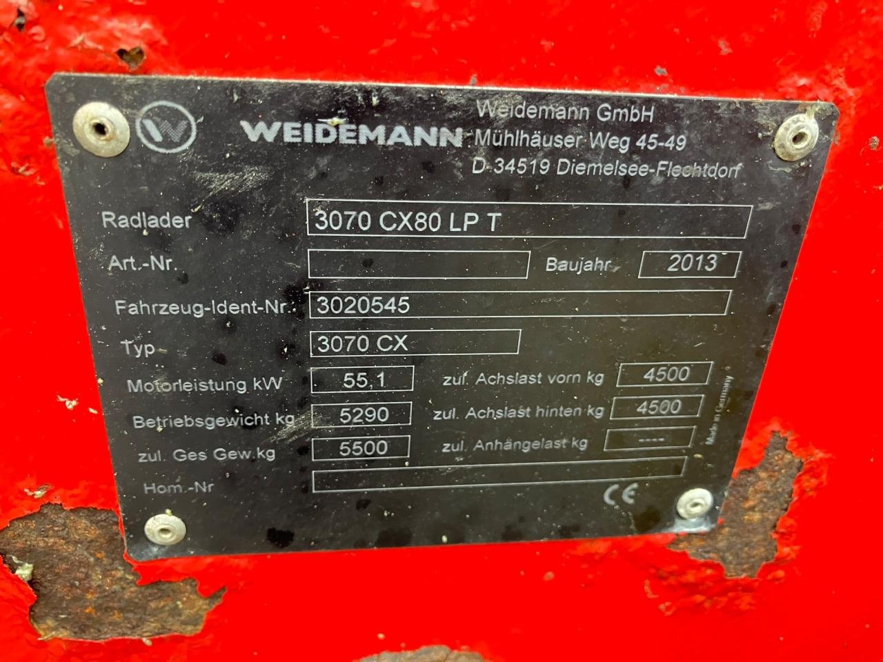 Hoflader a típus Weidemann  3070 CX80 LP T, Gebrauchtmaschine ekkor: Neuenhaus (Kép 13)