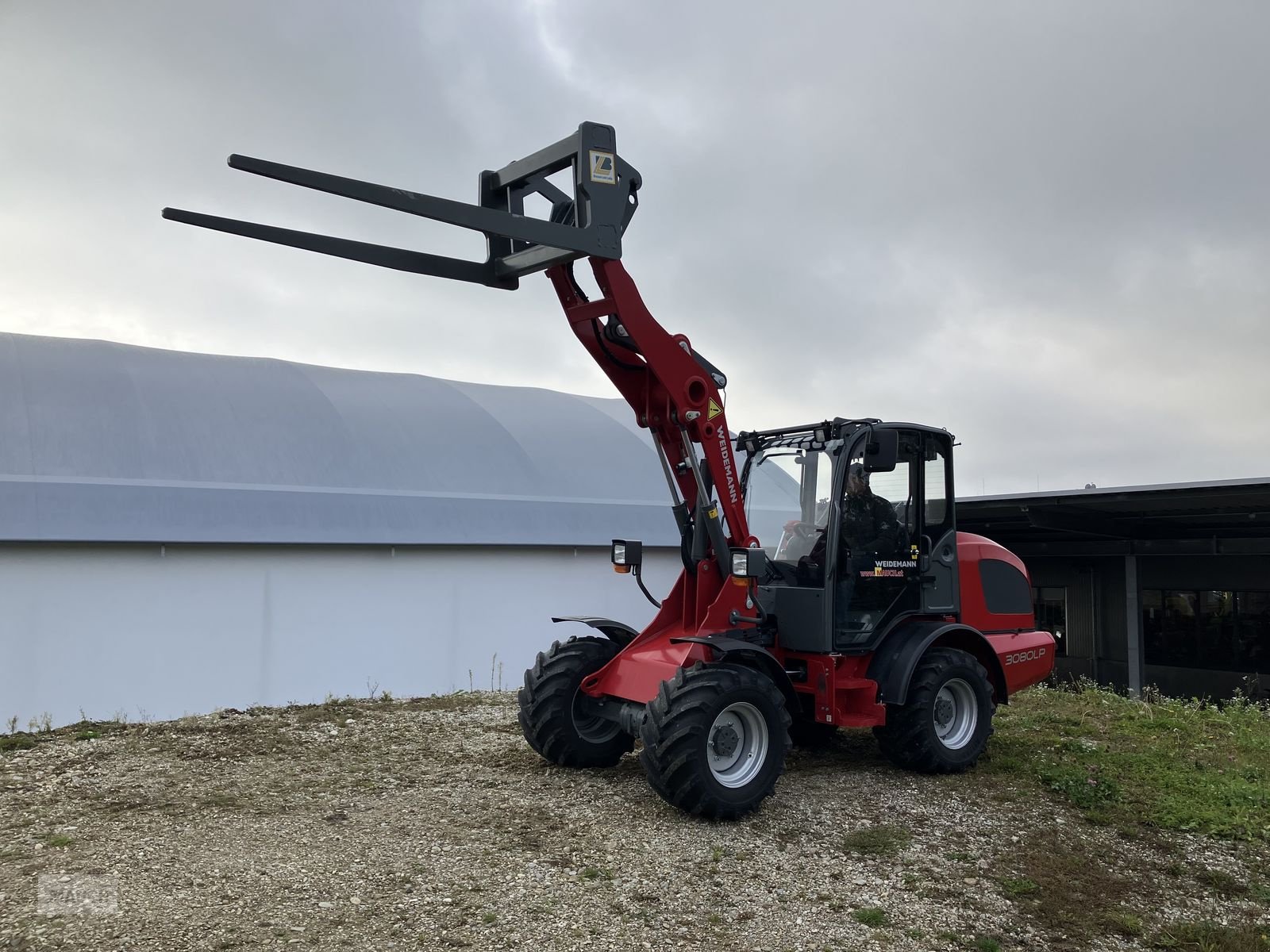 Hoflader des Typs Weidemann  3080LP für Geflügelkistengabel sofort verfügbar, Vorführmaschine in Burgkirchen (Bild 5)
