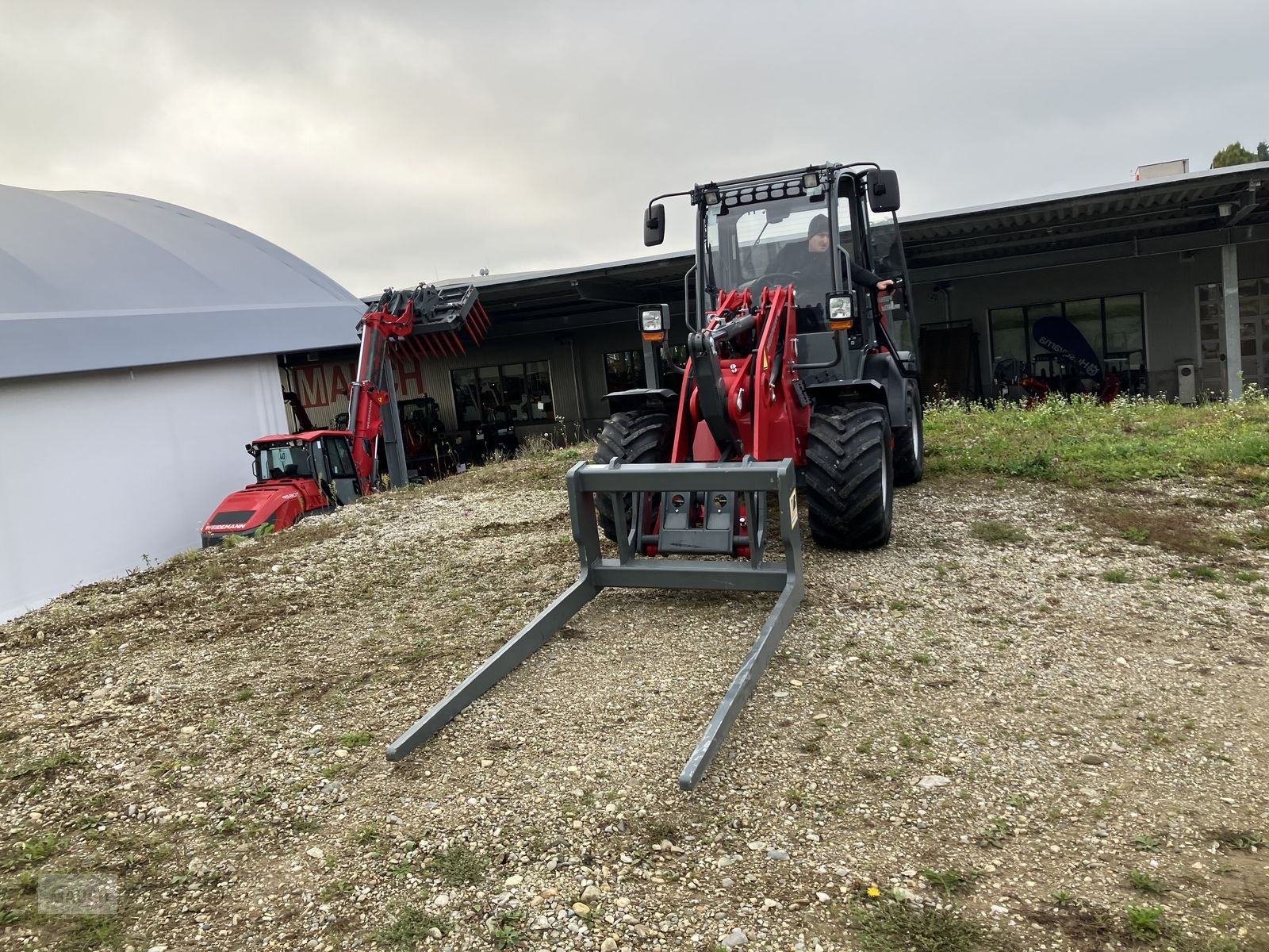 Hoflader des Typs Weidemann  3080LP für Geflügelkistengabel sofort verfügbar, Vorführmaschine in Burgkirchen (Bild 7)