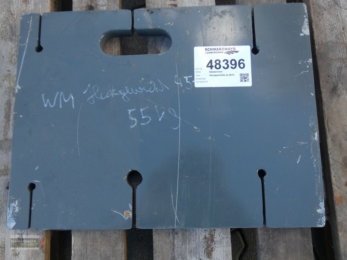 Hoflader typu Weidemann  Heckgewichte zu WM 4512, Gebrauchtmaschine w Aurolzmünster (Zdjęcie 4)