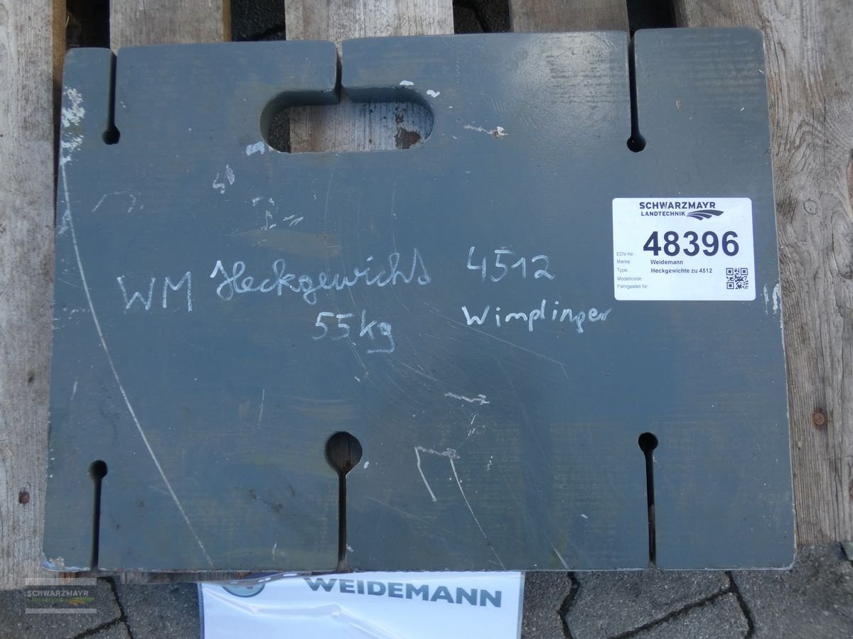 Hoflader типа Weidemann  Heckgewichte zu WM 4512, Gebrauchtmaschine в Aurolzmünster (Фотография 3)