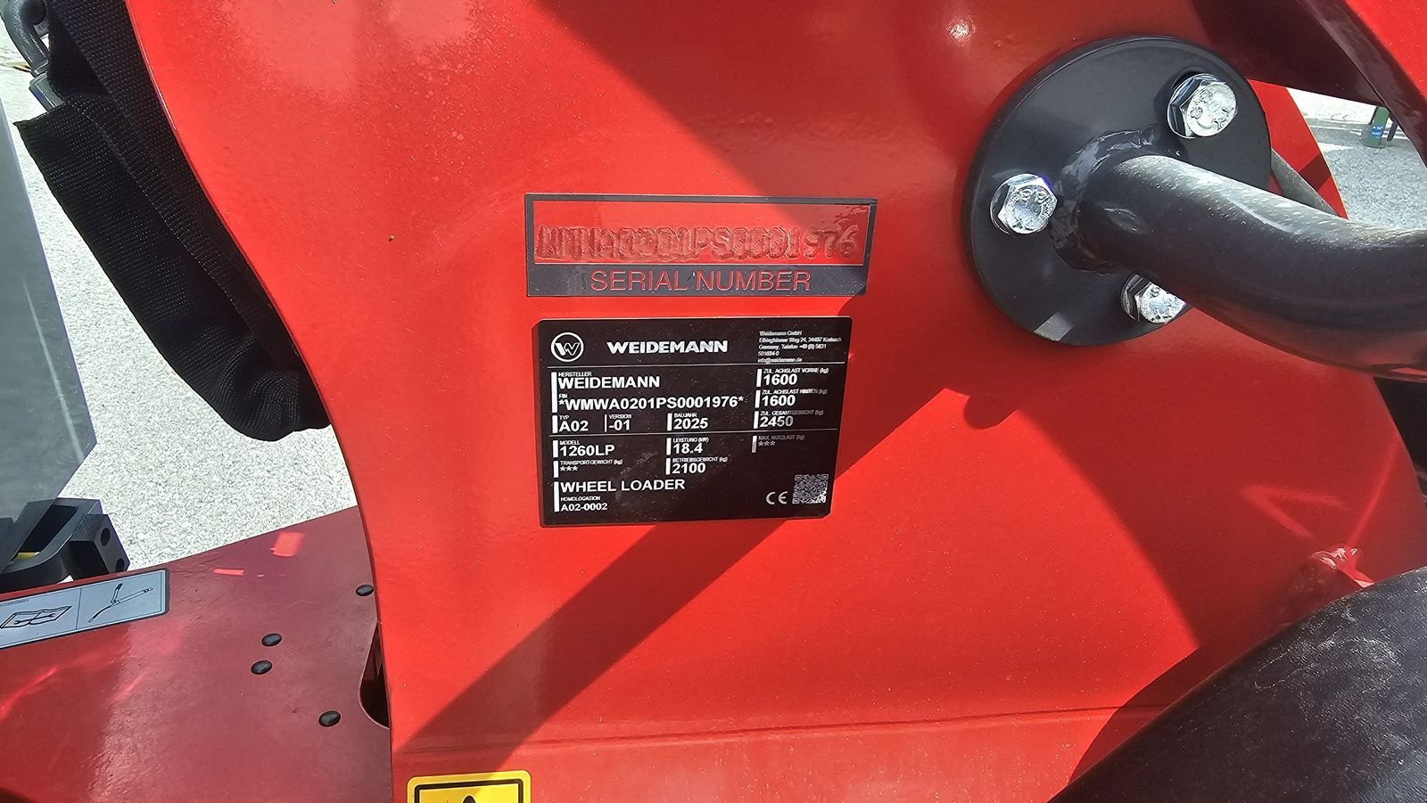 Hoflader типа Weidemann  Hoftrac 1260 Lp, Gebrauchtmaschine в Ried im Oberinntal (Фотография 4)