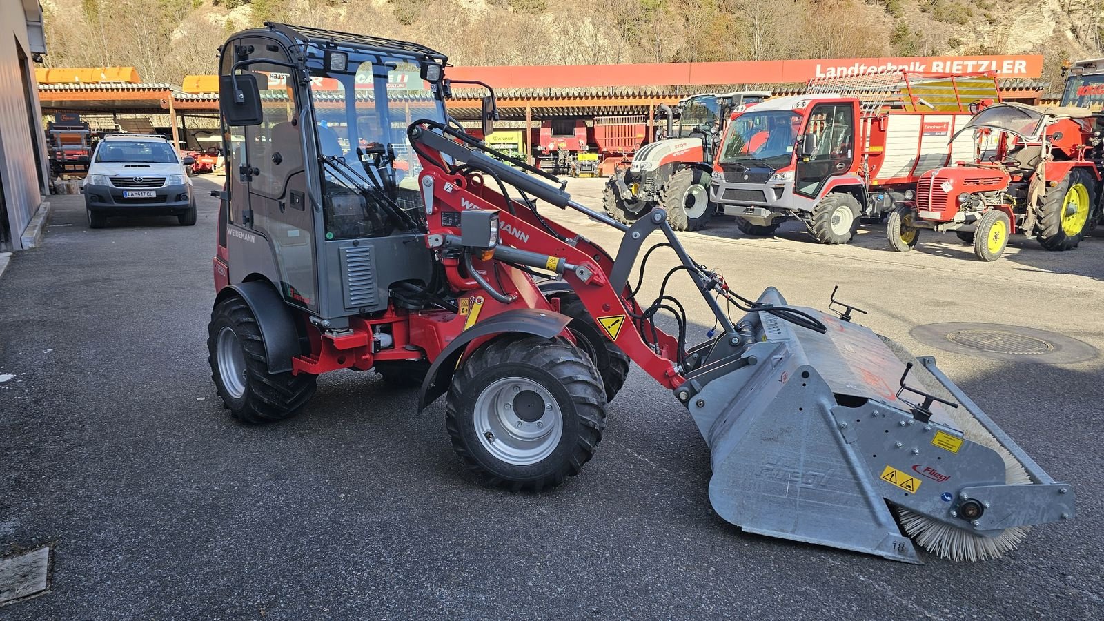 Hoflader typu Weidemann  Hoftrac 1280, Vorführmaschine v Ried im Oberinntal (Obrázek 7)
