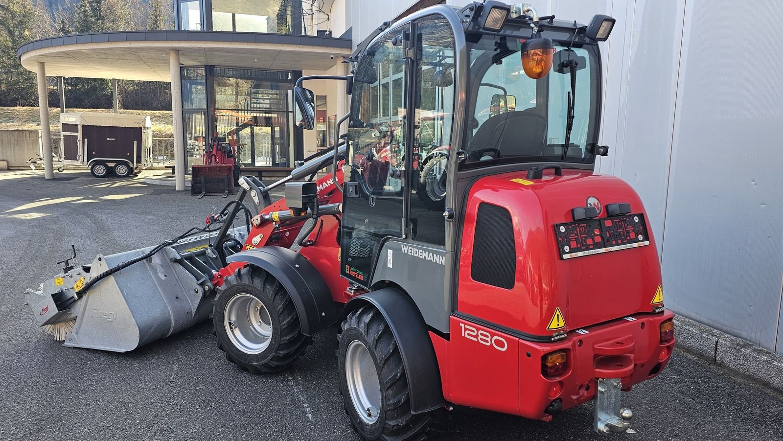 Hoflader typu Weidemann  Hoftrac 1280, Vorführmaschine v Ried im Oberinntal (Obrázek 3)
