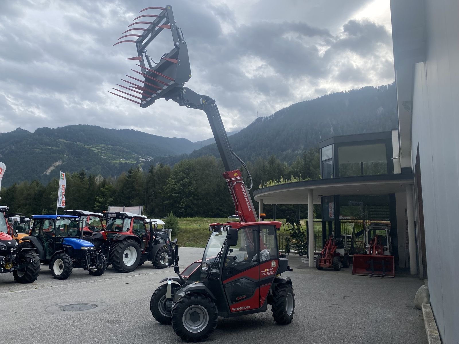 Hoflader a típus Weidemann  Hoftrac T4512, Vorführmaschine ekkor: Ried im Oberinntal (Kép 5)