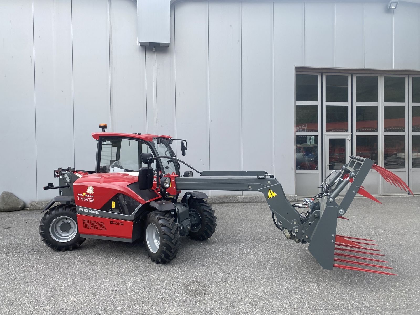 Hoflader a típus Weidemann  Hoftrac T4512, Vorführmaschine ekkor: Ried im Oberinntal (Kép 6)