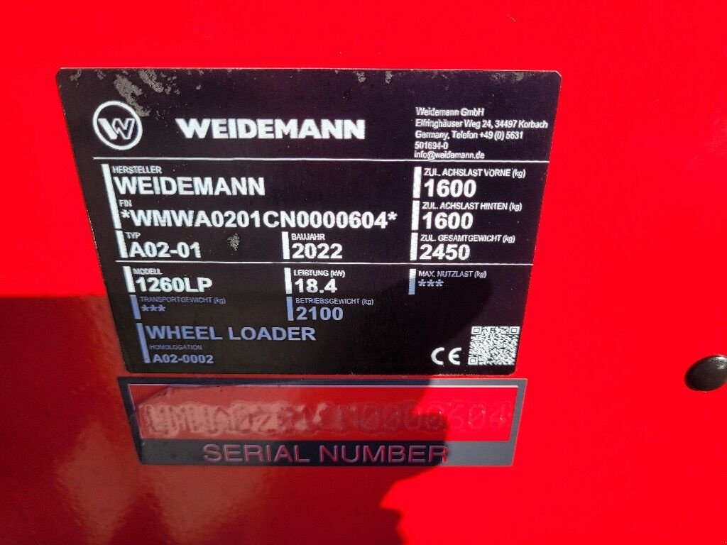 Hoflader des Typs Weidemann  HT 1260 LP, Gebrauchtmaschine in Birkfeld (Bild 4)