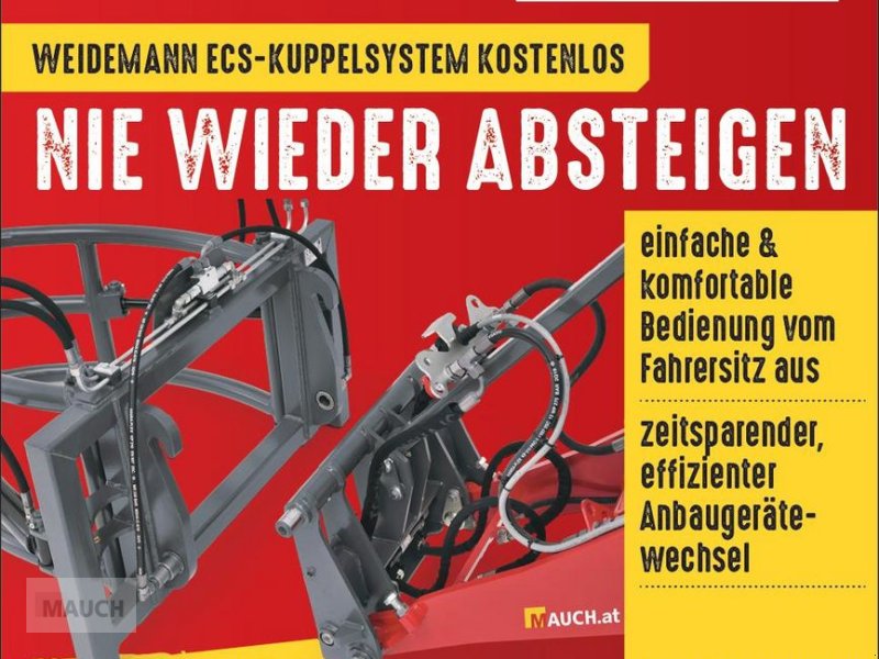 Hoflader des Typs Weidemann  Hydraulikquick / Easycoupler System, Neumaschine in Burgkirchen (Bild 1)