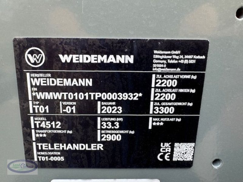 Hoflader des Typs Weidemann  T 4512, Vorführmaschine in Münzkirchen (Bild 9)