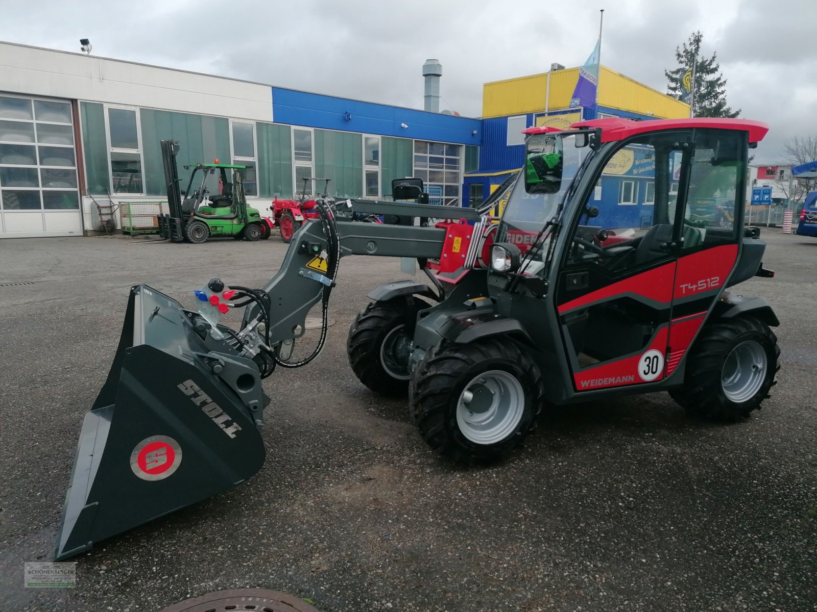 Hoflader del tipo Weidemann  T4512, Neumaschine In Steisslingen (Immagine 1)