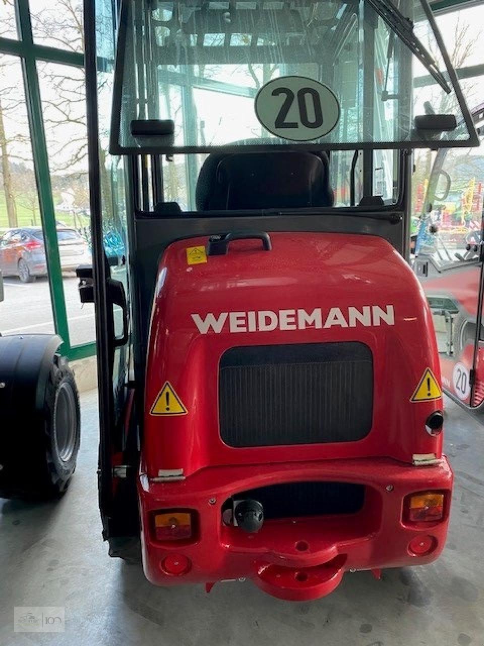 Hoflader des Typs Weidemann  WM HOFTRAC 1160, Neumaschine in Eslohe–Bremke (Bild 3)