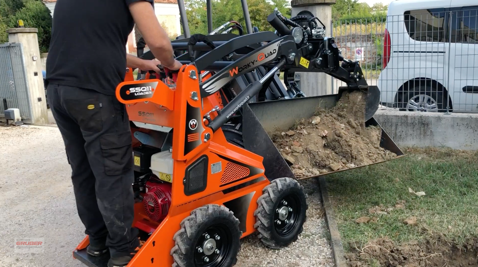 Hoflader a típus Worky Quad SSQ 11 Country Loader, Neumaschine ekkor: Dorfen (Kép 3)