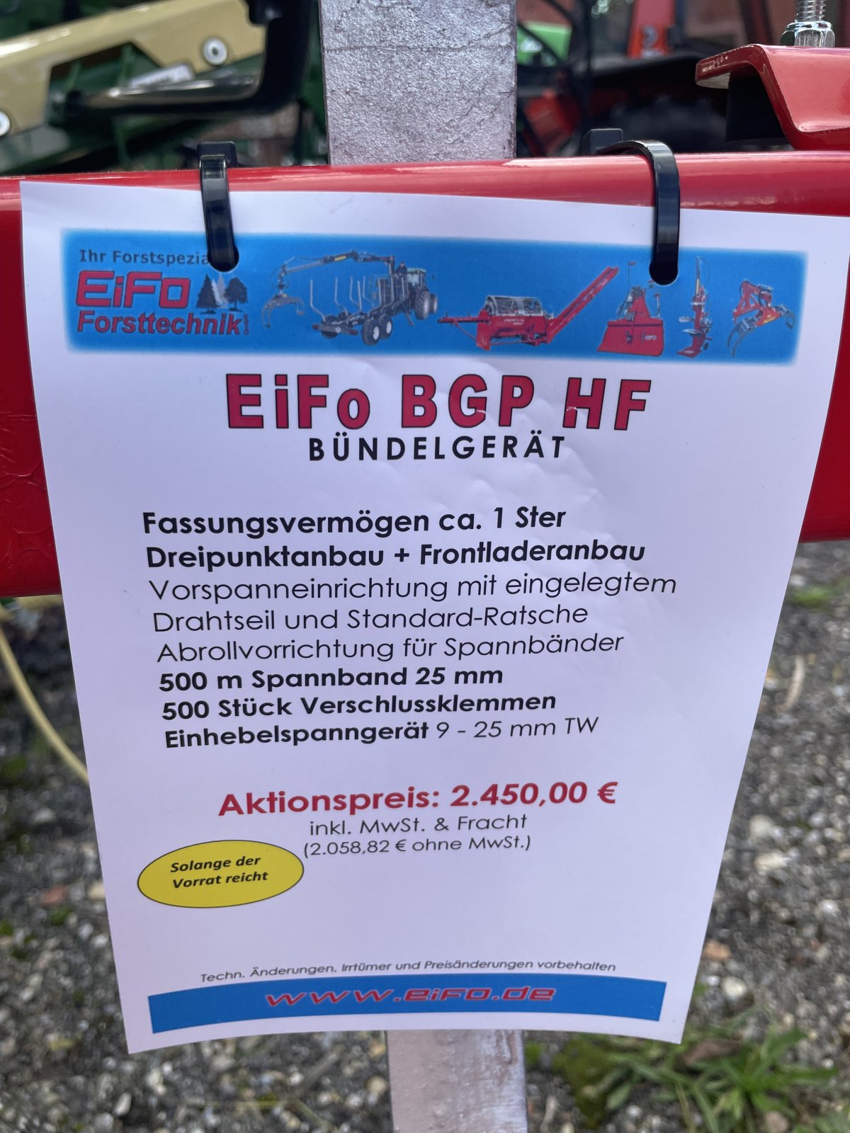 Holzbündelgerät des Typs EiFo BGP HF, Neumaschine in Ochsenhausen (Bild 4)