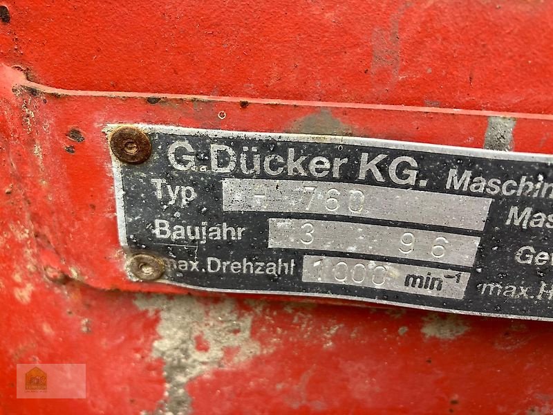 Holzhacker & Holzhäcksler typu Dücker H 760, Gebrauchtmaschine w Salsitz (Zdjęcie 19)