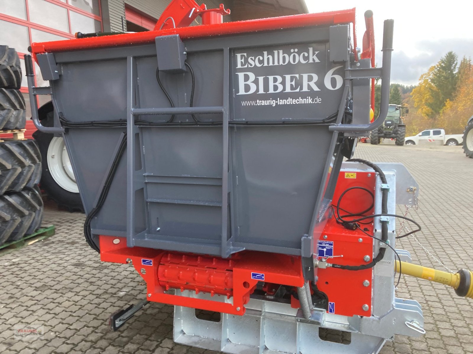 Holzhacker & Holzhäcksler Türe ait Eschlböck Biber 6, Neumaschine içinde Mainburg/Wambach (resim 9)