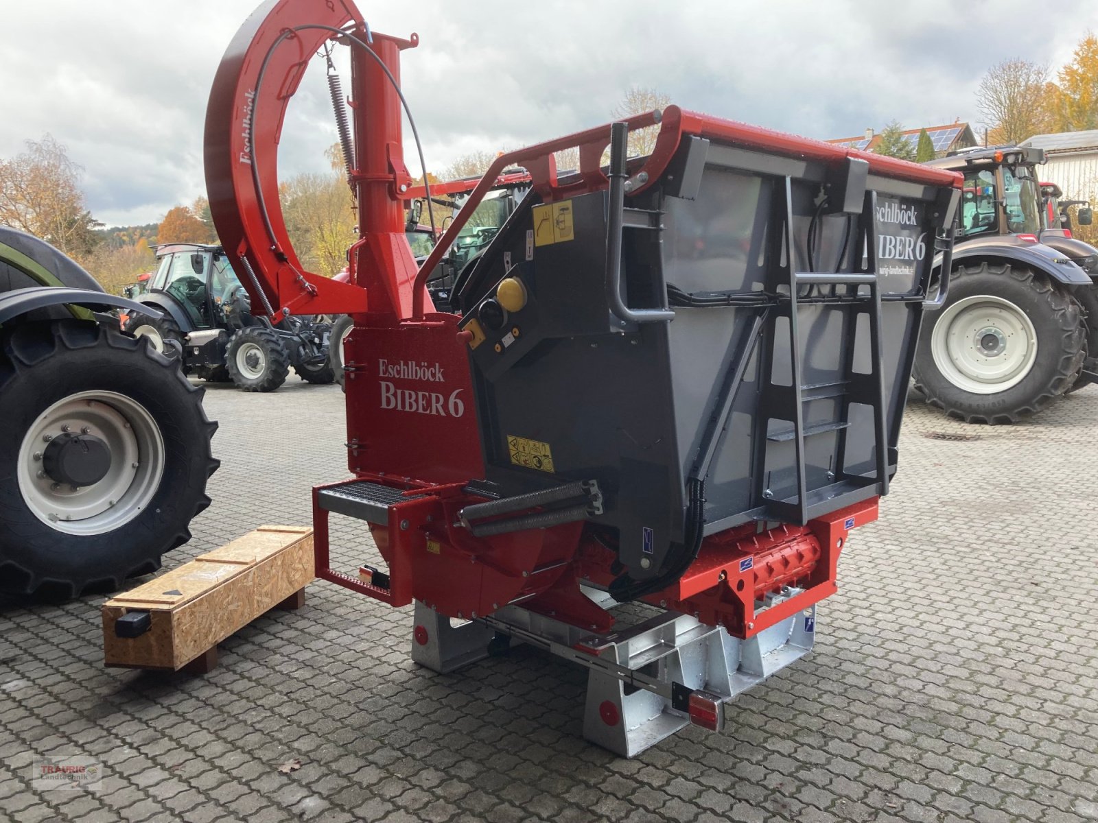 Holzhacker & Holzhäcksler Türe ait Eschlböck Biber 6, Neumaschine içinde Mainburg/Wambach (resim 10)