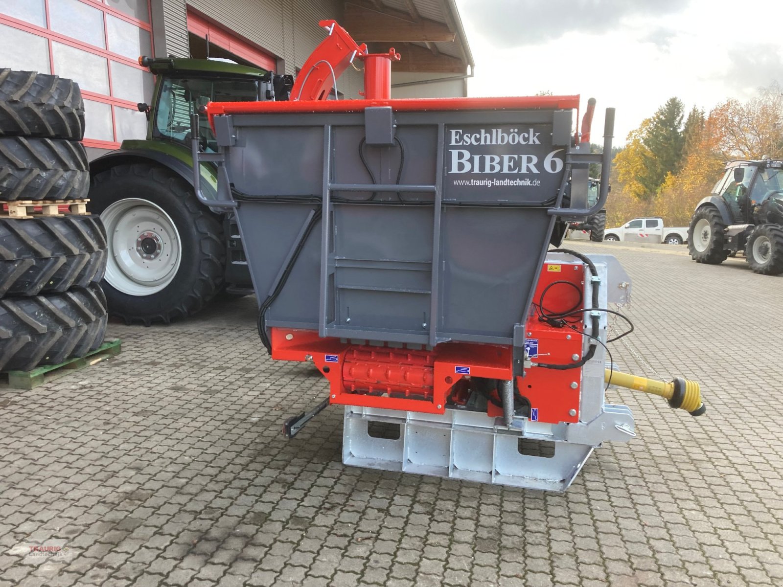 Holzhacker & Holzhäcksler Türe ait Eschlböck Biber 6, Neumaschine içinde Mainburg/Wambach (resim 11)