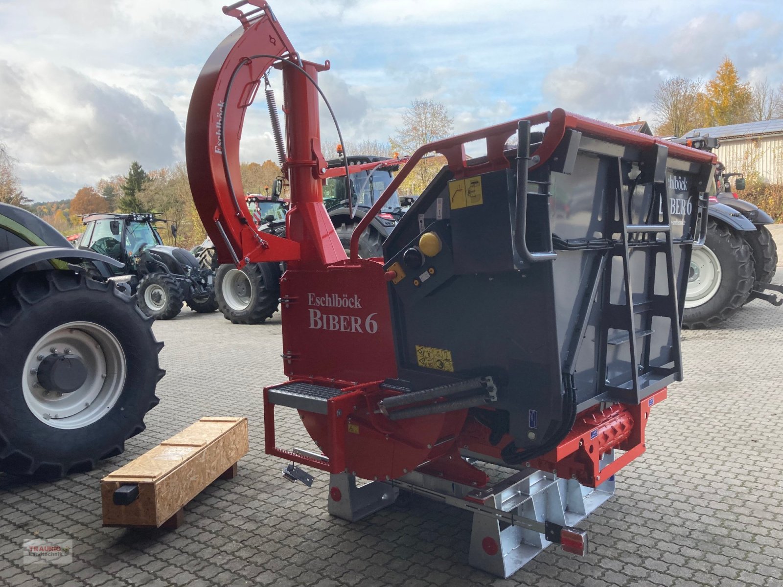 Holzhacker & Holzhäcksler Türe ait Eschlböck Biber 6, Neumaschine içinde Mainburg/Wambach (resim 12)