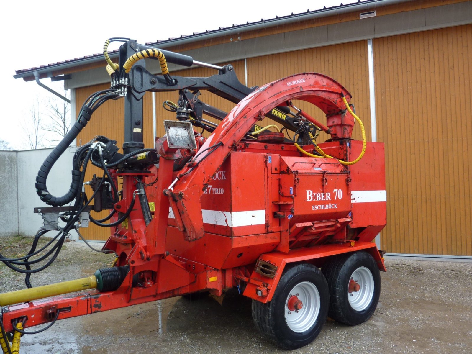 Holzhacker & Holzhäcksler от тип Eschlböck Biber 70 mit KTS Kran, Gebrauchtmaschine в Bockhorn (Снимка 2)