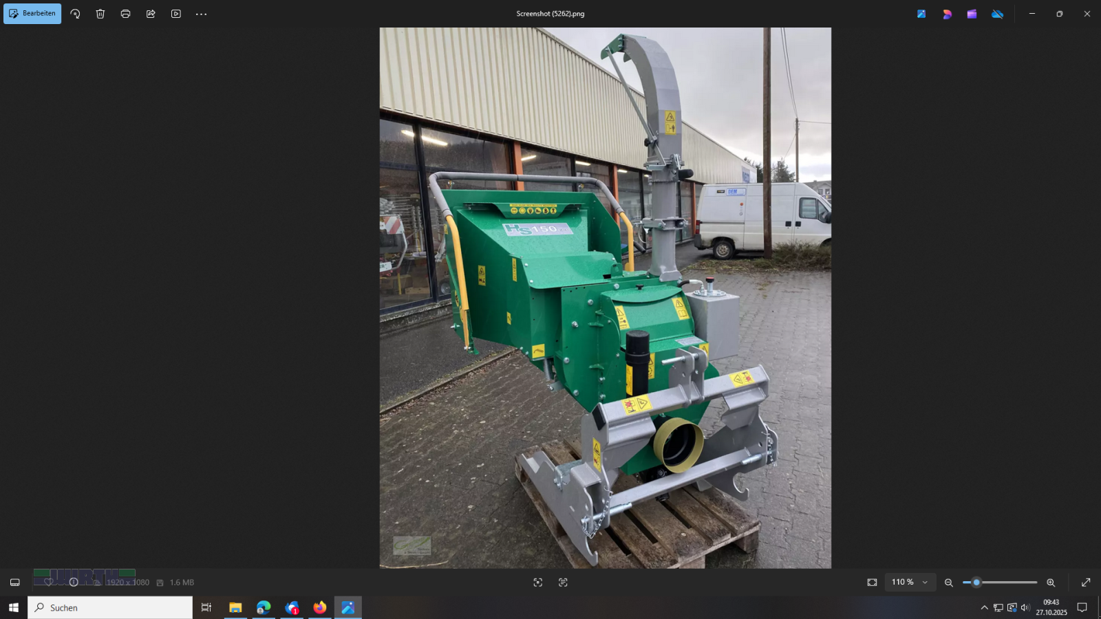 Holzhacker & Holzhäcksler des Typs GL&D HS 150 ECO "Austellungsgerät neu", Neumaschine in Buchdorf (Bild 7)