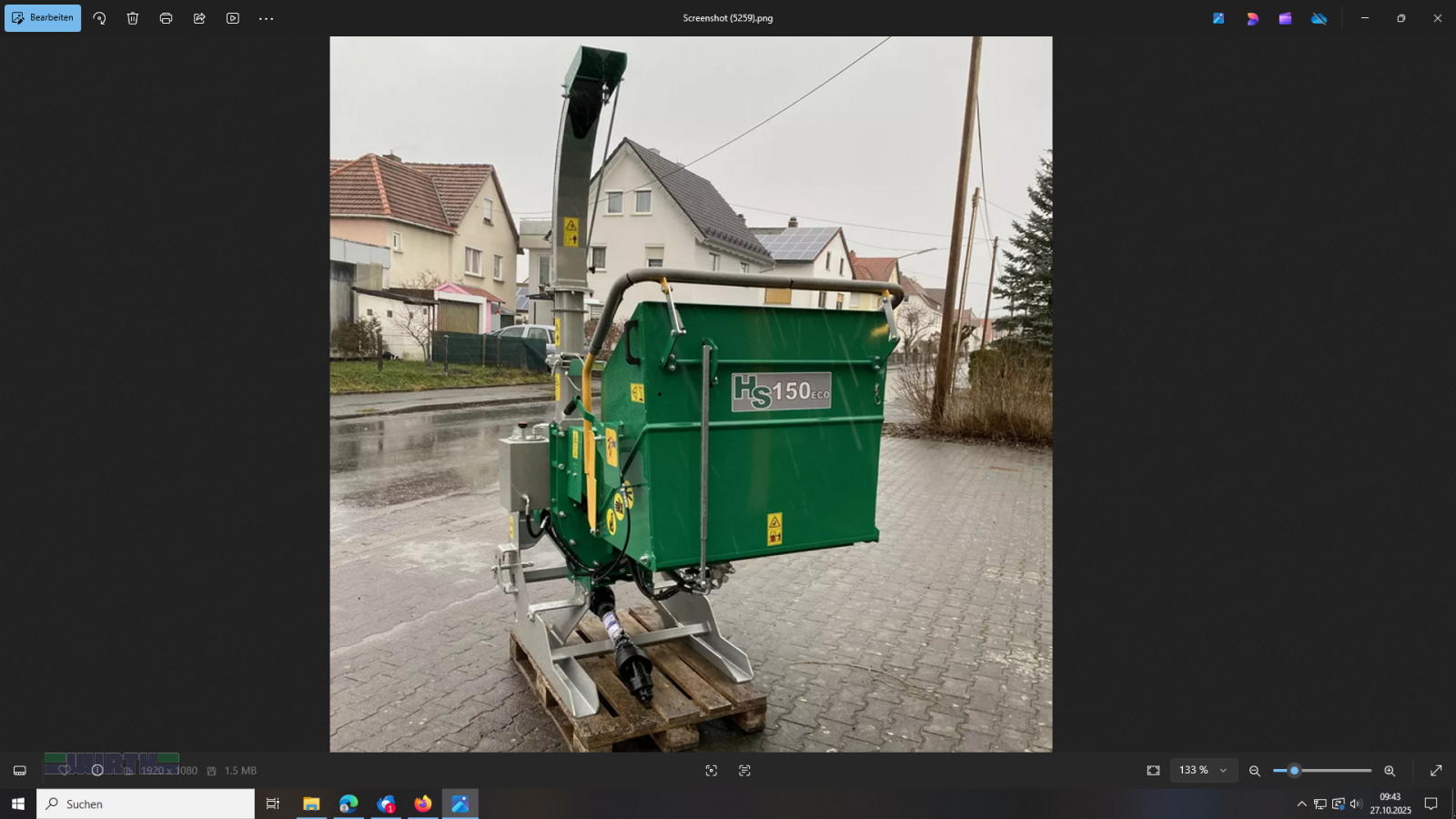 Holzhacker & Holzhäcksler des Typs GL&D HS 150 ECO "Austellungsgerät neu", Neumaschine in Buchdorf (Bild 8)