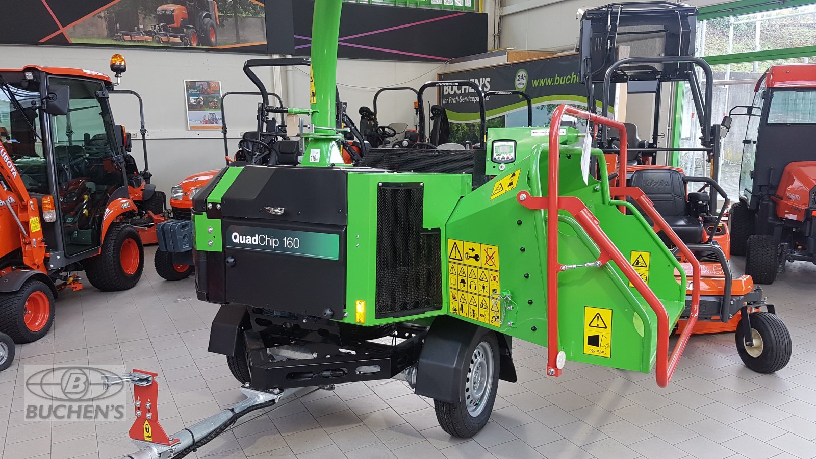 Holzhacker & Holzhäcksler des Typs GreenMech Quad Chip 160D, Neumaschine in Olpe (Bild 4)