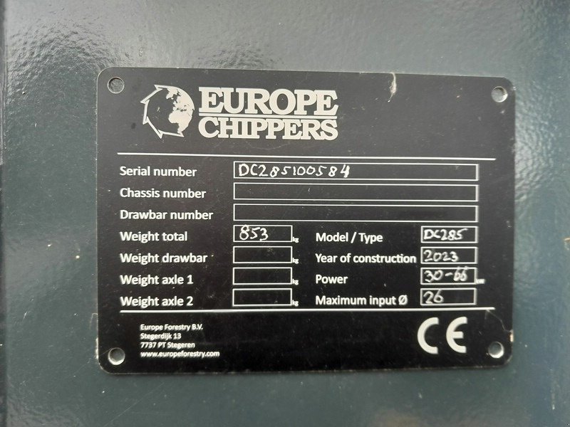 Holzhacker & Holzhäcksler des Typs GTW Europe Europe Chippers DC 285, Neumaschine in Gülzow-Prüzen OT Mühlengeez (Bild 5)