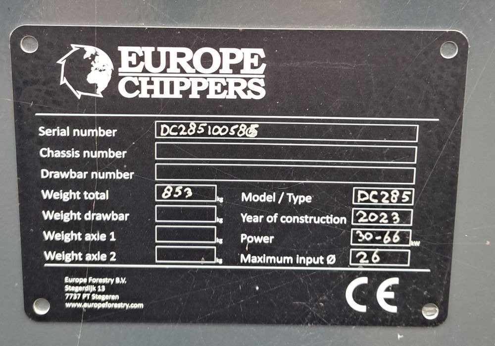 Holzhacker & Holzhäcksler typu GTW Europe Europe Chippers DC 285, Neumaschine w Freiberg (Zdjęcie 7)
