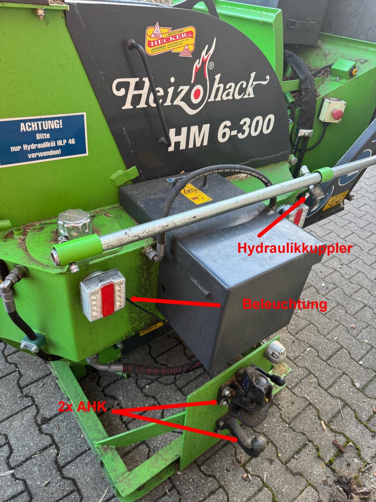 Holzhacker & Holzhäcksler типа Heizohack HM 6-300, Gebrauchtmaschine в Versmold (Фотография 2)