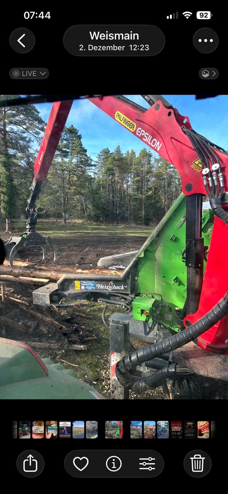 Holzhacker & Holzhäcksler du type Heizomat Heizohack 8-500 KFL, Gebrauchtmaschine en Weismain (Photo 3)