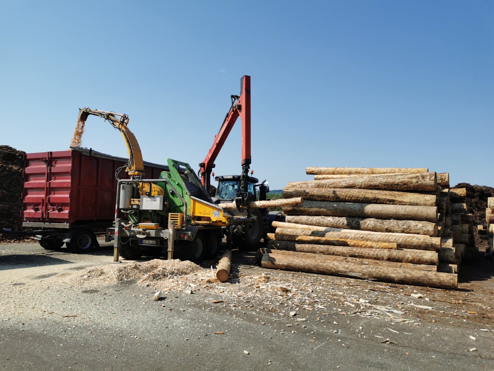 Holzhacker & Holzhäcksler des Typs Heizomat HM 14 - 860 KTL, Gebrauchtmaschine in Ellenberg (Bild 1)