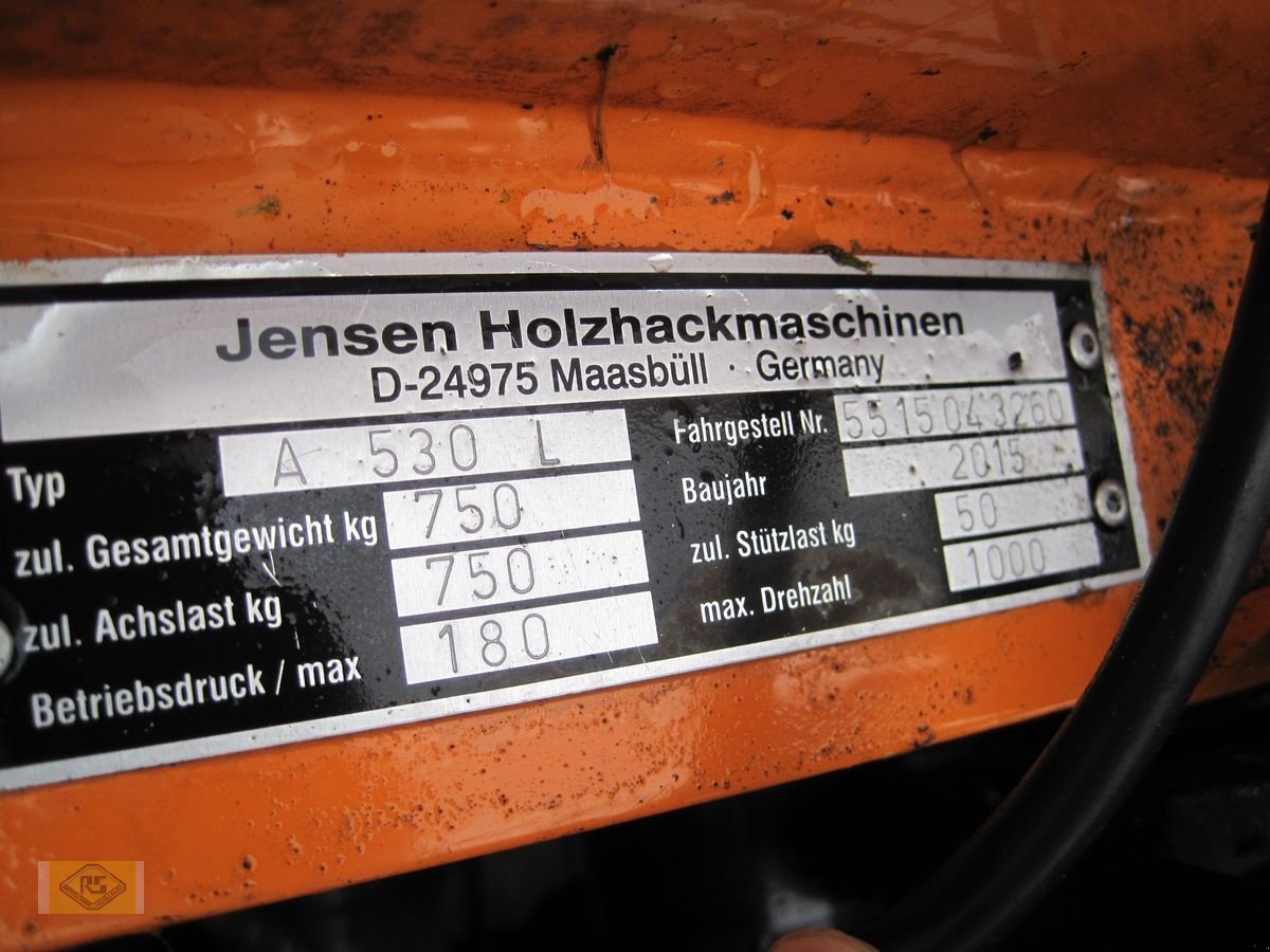 Holzhacker & Holzhäcksler typu Jensen A 530 L, Gebrauchtmaschine w Beelen (Zdjęcie 8)