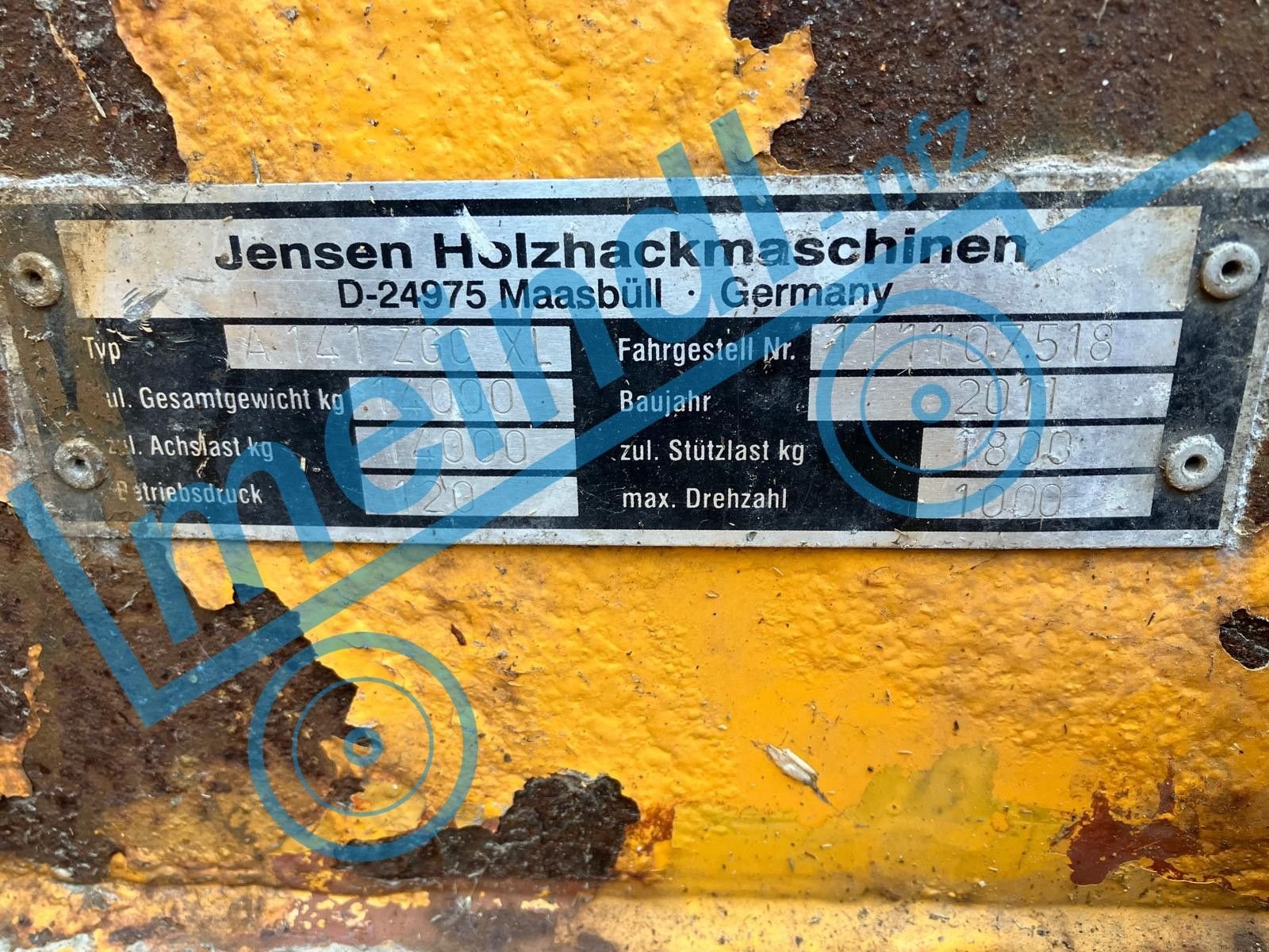 Holzhacker & Holzhäcksler Türe ait Jensen Holzhacker, Gebrauchtmaschine içinde Eferding (resim 8)